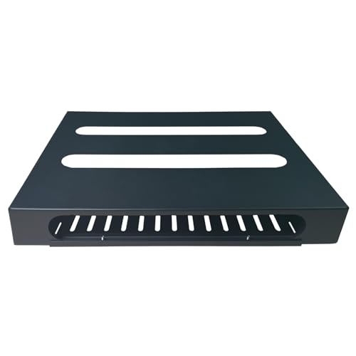 14 x 10.6 Inch Compact Guitar Pedal Board with Power Supply Cradle & Carry Bag (SPB-14S)