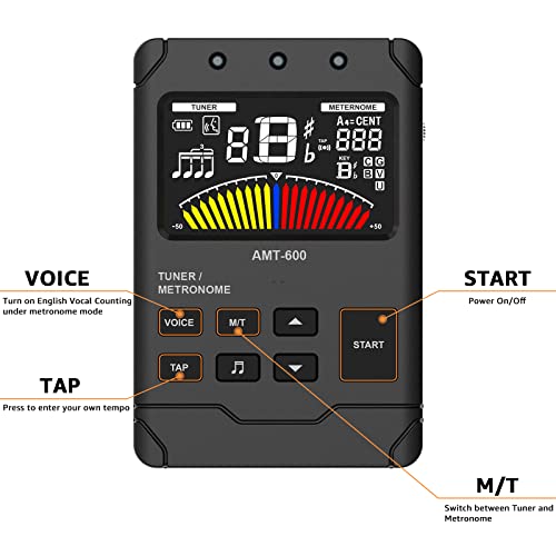 Metronome Tuner for All Instruments with English Counting