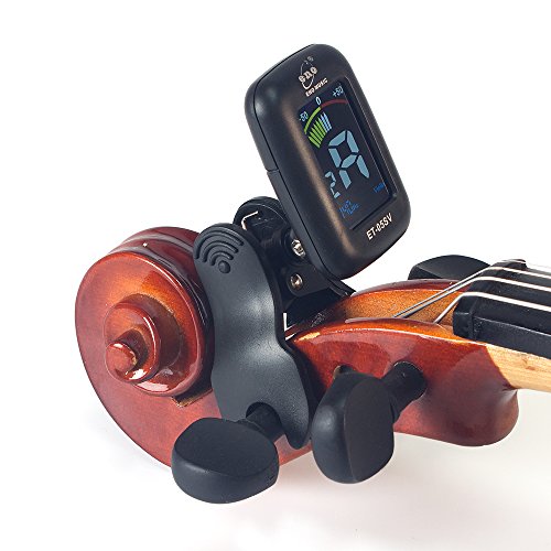 Professional Violin & Viola Tuner with Colorful LCD Display
