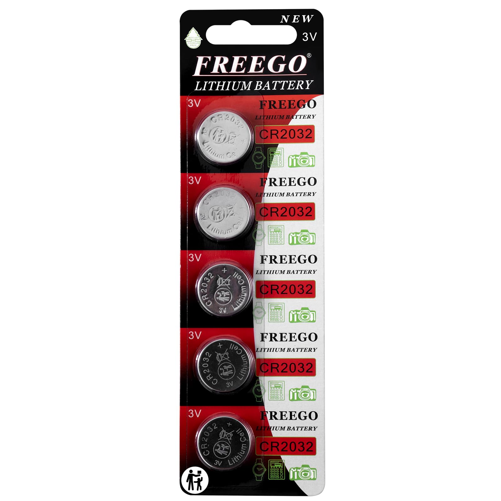 Battery for guitar and ukulele tuners