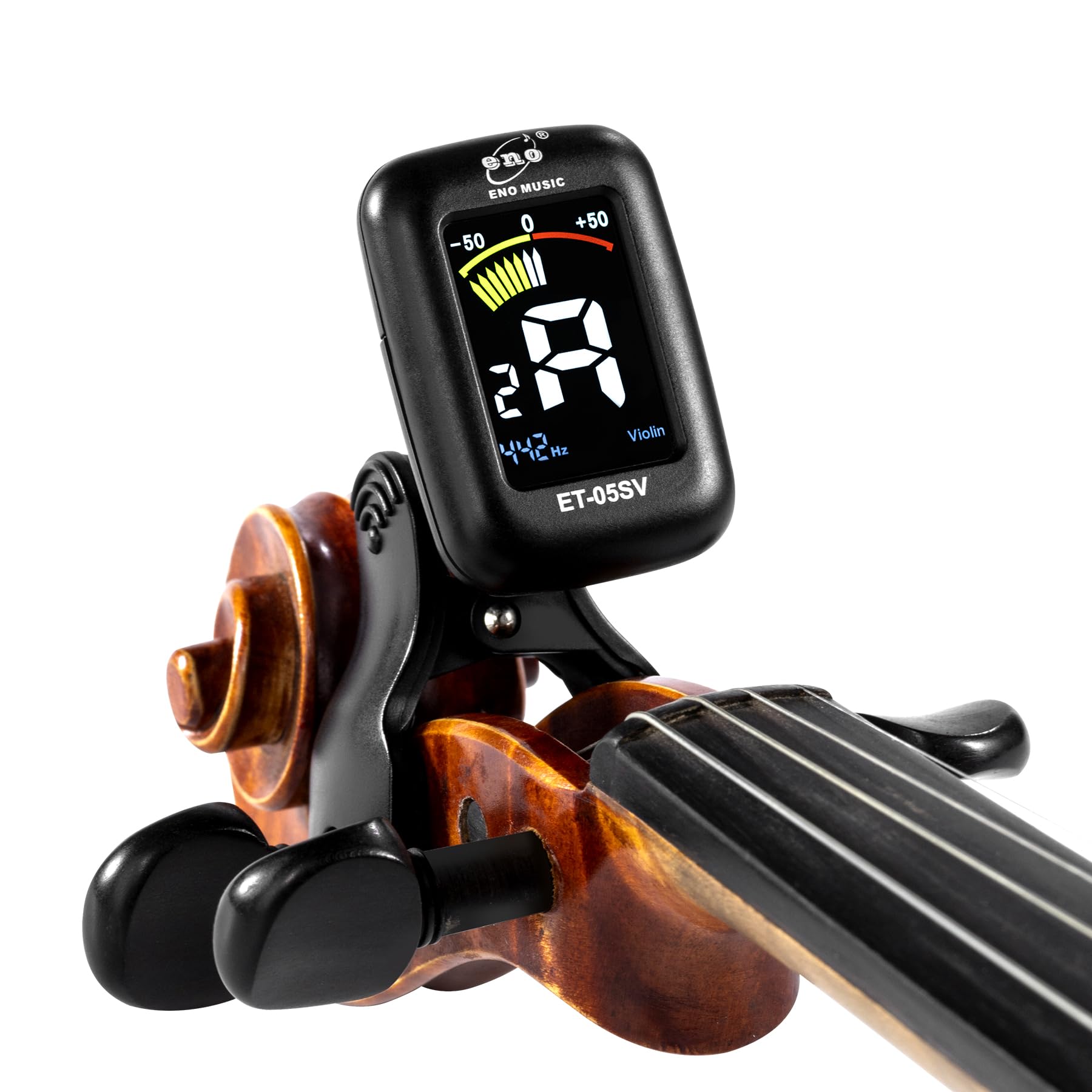 Professional Violin & Viola Tuner with Colorful LCD Display